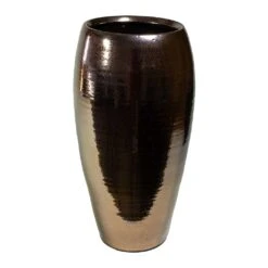 Amora Plant Vase - Black Gold 6 Amora Plant Vase - Black Gold -PlantVibe Shop Amora Plant Vase Black Gold 23x45cm
