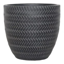 Angle Couple Plant Pot - Anthracite