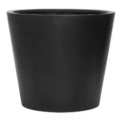 Bucket Natural Planter - Black -PlantVibe Shop Bucket Natural Planter Black 68x60cm