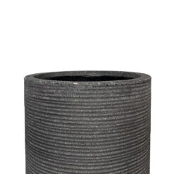 Cody Plant Vase - Ridged Dark Grey 32 Cody Plant Vase - Ridged Dark Grey -PlantVibe Shop Cody Plant Vase Ridged Dark Grey 28x45cm 3