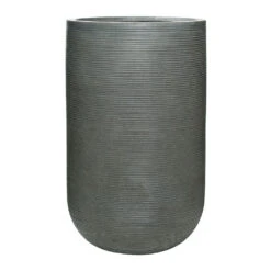 Cody Plant Vase - Ridged Dark Grey 24 Cody Plant Vase - Ridged Dark Grey -PlantVibe Shop Cody Plant Vase Ridged Dark Grey 42x70cm