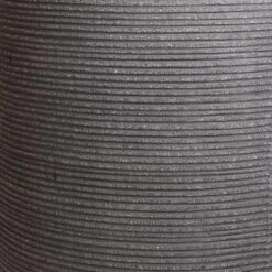 Cody Plant Vase - Ridged Dark Grey 21 Cody Plant Vase - Ridged Dark Grey -PlantVibe Shop Cody Plant Vase Ridged Dark Grey SWATCH