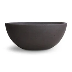 Dorant Refined Oval Plant Bowl - Volcano Black 5 Dorant Refined Oval Plant Bowl - Volcano Black -PlantVibe Shop Dorant Refined Oval Plant Bowl Volcano Black 32x13.5x12.5cm