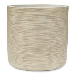 Dune Cylinder Planter - Oat -PlantVibe Shop Dune Cylinder Planter Oat 44x44cm