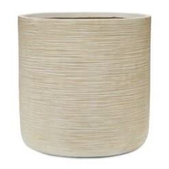 Dune Cylinder Planter - Oat -PlantVibe Shop Dune Cylinder Planter Oat 53x52cm