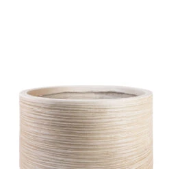 Dune Cylinder Planter - Oat -PlantVibe Shop Dune Cylinder Planter Oat SWATCH 2