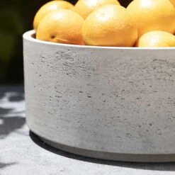Eli Plant Bowl - Grey Washed -PlantVibe Shop Eli Plant Bowl Grey Washed Fruit