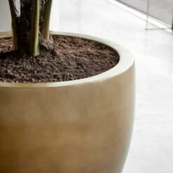 Gradient Balloon Planter - Matt Honey -PlantVibe Shop Gradient Planter Matt Honey 1