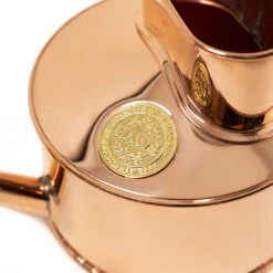 Haws Fazeley Flow Watering Can - One Pint Copper -PlantVibe Shop Haws Fazeley Flow One Pint Copper Close Up