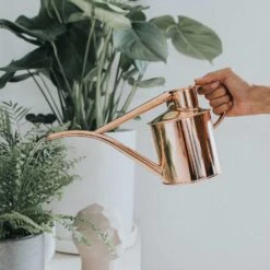 Haws Fazeley Flow Watering Can - Two Pint Copper -PlantVibe Shop Haws Fazeley Flow Two Pint Copper LS1