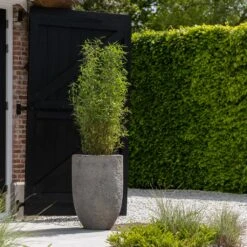 Hayes Mountain Planter - Granite Grey -PlantVibe Shop Hayes Mountain Planter Granite Grey Lifestyle 2