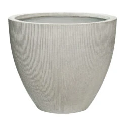 Jesslyn Plant Pot - Ridged Cement -PlantVibe Shop Jesslyn Plant Pot Ridged Cement 51x43cm
