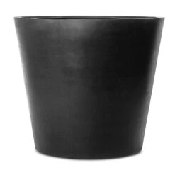 Jumbo Bucket Natural Planter - Black -PlantVibe Shop Jumbo Bucket Natural Planter Black 83x73cm