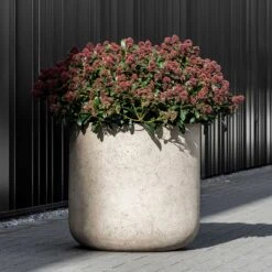 Jumbo Charlie Planter - Stone Washed -PlantVibe Shop Jumbo Charlie Planter Stone Washed Garden Plant
