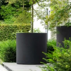 Jumbo Max Natural Planter - Black 13 Jumbo Max Natural Planter - Black -PlantVibe Shop Jumbo Max Natural Planter Black Profile