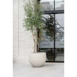 Jumbo Orb Planter - Stone Washed 16 Jumbo Orb Planter - Stone Washed -PlantVibe Shop Jumbo Orb Planter Stone Washed Garden Tree
