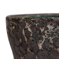 Lava Couple Straight Relic Planter - Black -PlantVibe Shop Lava Couple Straight Relic Planter Black 1