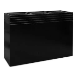 Line-Up Rectangle Planter - Matt Black