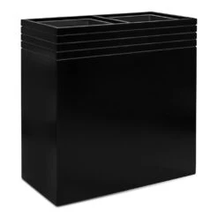 Line-Up Rectangle Planter - Matt Black 8 Line-Up Rectangle Planter - Matt Black -PlantVibe Shop Line Up Rectangle Planter Matt Black 74x38x75cm