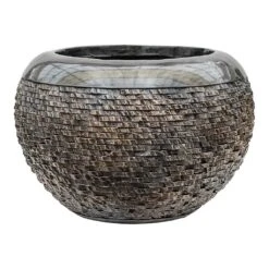 Luxe Lite Layer Globe Planter - Bronze