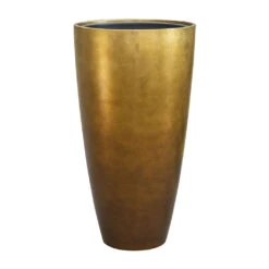 Metallic Partner Planter - Matt Honey 10 Metallic Partner Planter - Matt Honey -PlantVibe Shop Metallic Partner Planter Matt Honey 49x90cm