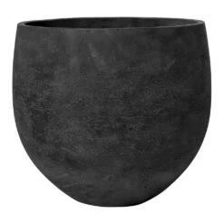 Mini Orb Kevan Plant Pot - Black Washed -PlantVibe Shop Mini Orb Kevan Plant Pot Black Washed Large