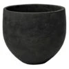 Mini Orb Kevan Plant Pot - Black Washed