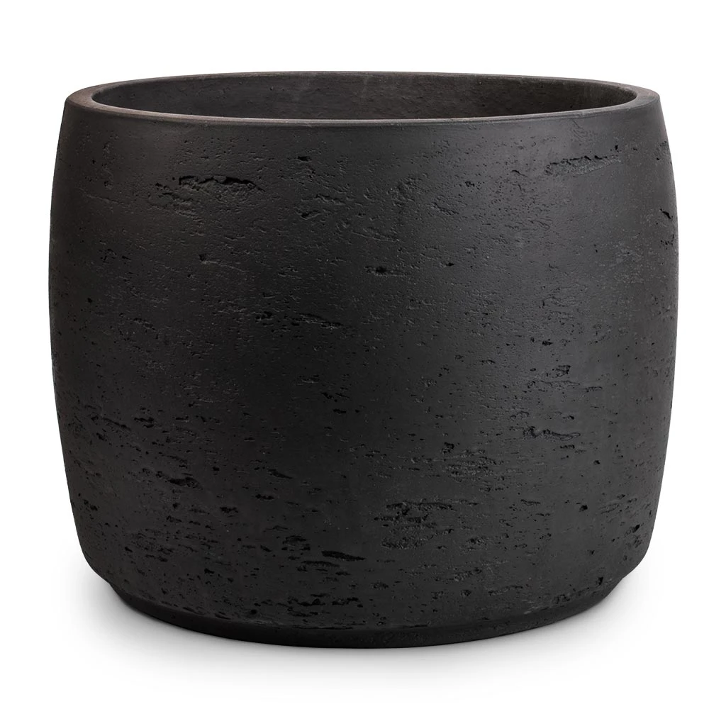 Mini Valerie Plant Pot - Black Washed 1 Mini Valerie Plant Pot - Black Washed