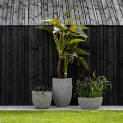Hayes Mountain Planter - Granite Grey -PlantVibe Shop Mountain Planters Collection