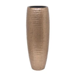Opus Hammered Partner Planter - Gold -PlantVibe Shop Opus Hammered Partner Planter Gold 35x97cm