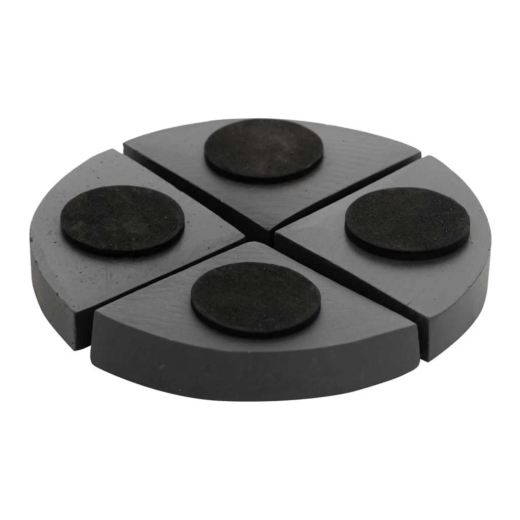 Plant Pot Feet - Set Of 4 - Volcano Black 1 Plant Pot Feet - Set Of 4 - Volcano Black