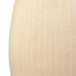 Polystone Coated Plain Balloon Planter - Natural -PlantVibe Shop Polystone Coated Plain Balloon Planter Natural 52x68cm 4