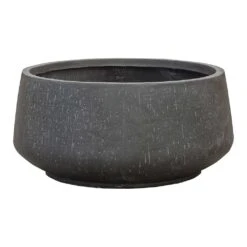Raindrop Bowl Planter - Anthracite -PlantVibe Shop Raindrop Bowl Planter Anthracite 55cm