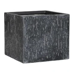 Raindrop Cube Planter - Anthracite