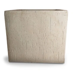 Raindrop Cube Planter - Stone -PlantVibe Shop Raindrop Cube Planter Stone 40x40x36cm