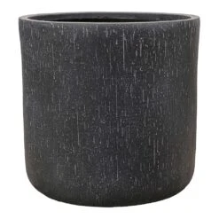 Raindrop Round Planter - Anthracite -PlantVibe Shop Raindrop Round Planter Anthracite 42x41cm