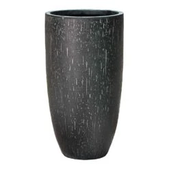 Raindrop Tall Vase Planter - Anthracite -PlantVibe Shop Raindrop Tall Vase Planter Anthracite 42cm