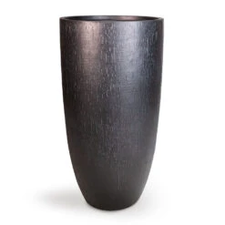 Raindrop Tall Vase Planter - Anthracite -PlantVibe Shop Raindrop Tall Vase Planter Anthracite 42x79cm 1