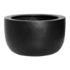 Sunny Natural Bowl Planter - Black