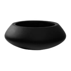 Tara Natural Bowl Planter - Black -PlantVibe Shop Tara Natural Planter Black 30x12cm